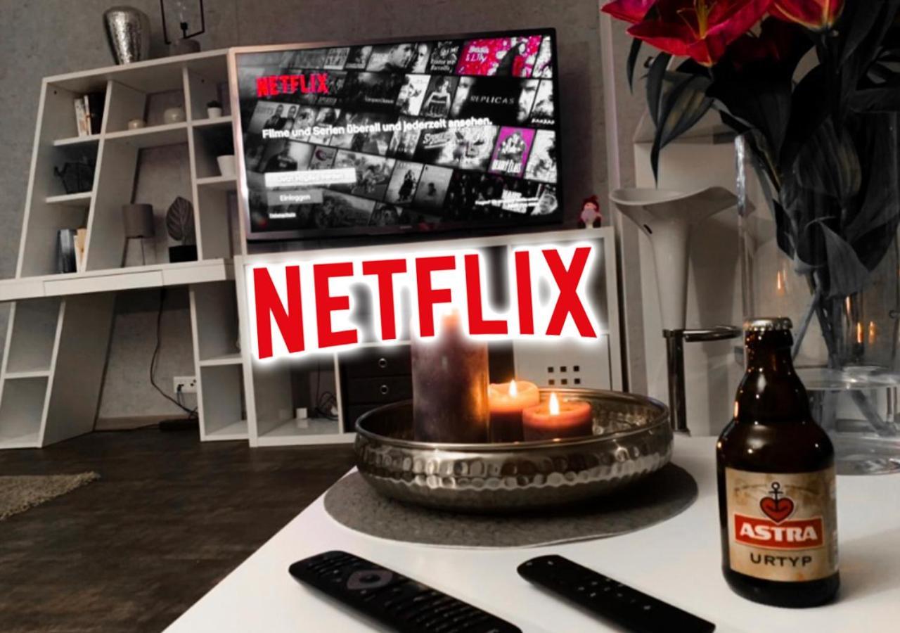 W1 - Kontaktloser 24H Check In, W-Lan, Netflix, Parkplatz, Kueche, Boxspring-Bett Bückeburg エクステリア 写真